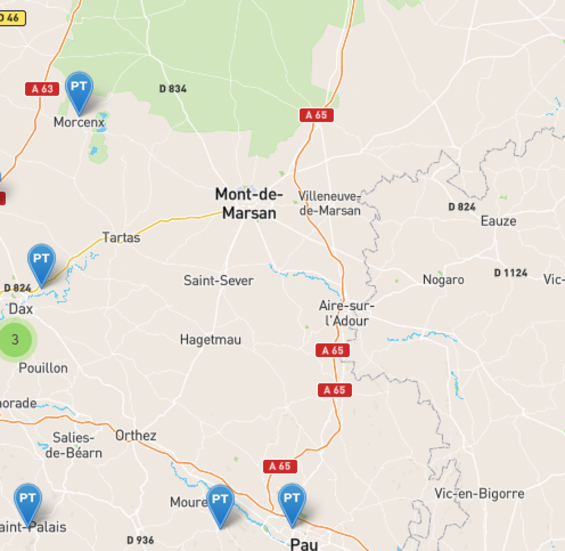 Pumptrack autour de Mont de Marsan