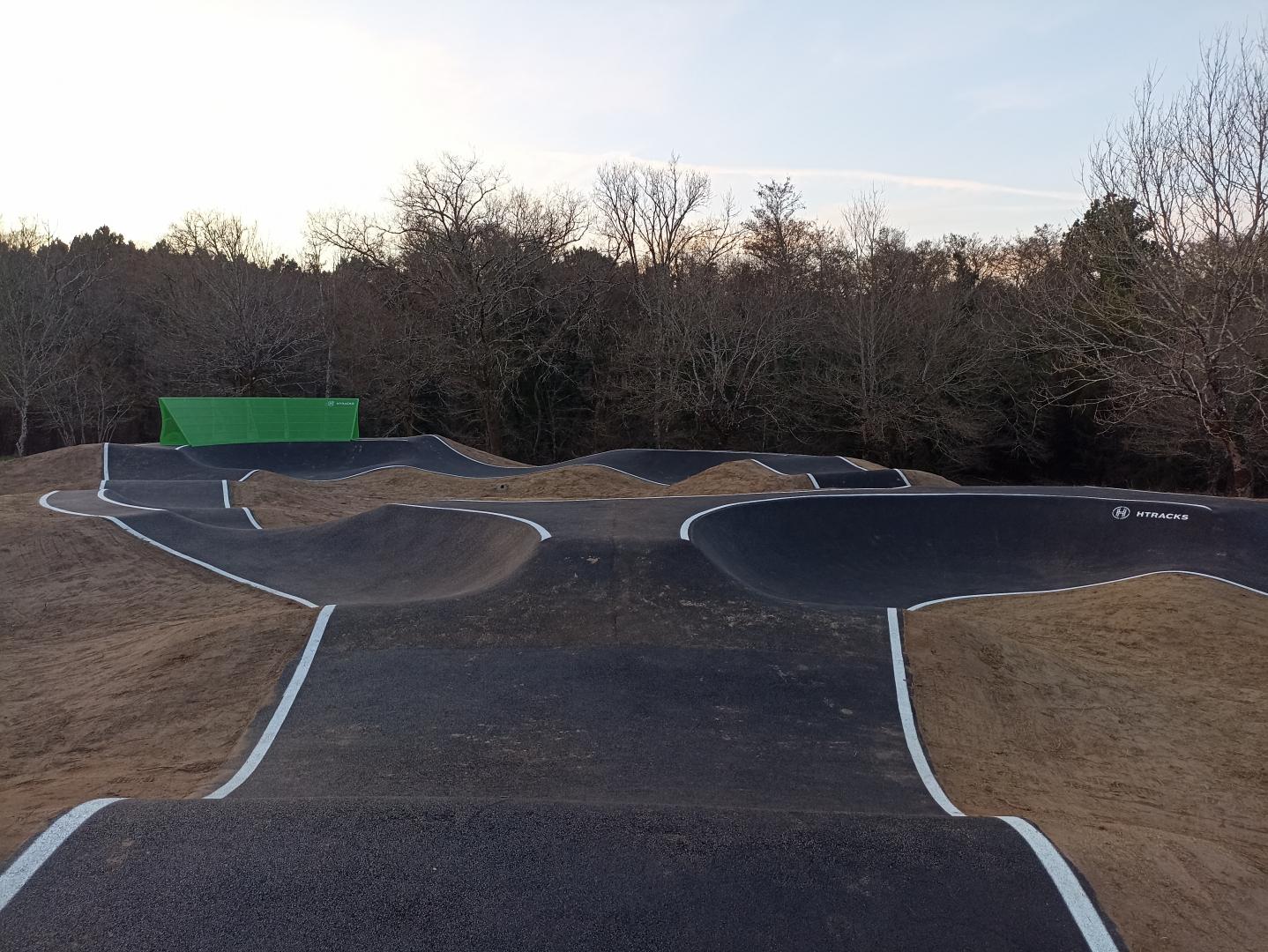 Photo de la piste de pumptrack