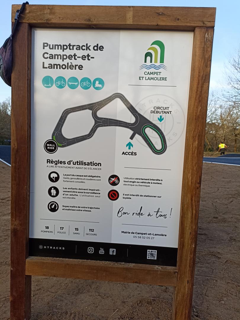 Informations sur le circuit de pumptrack